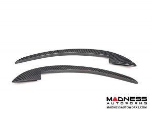 Ferrari 458 Front Canard Bumper Fins - Carbon Fiber - Set